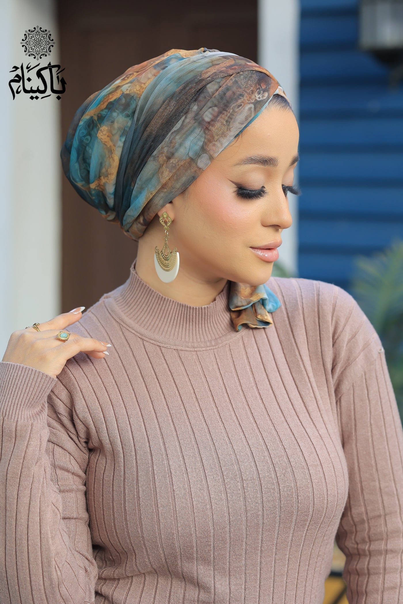Kayla Tulle Turban