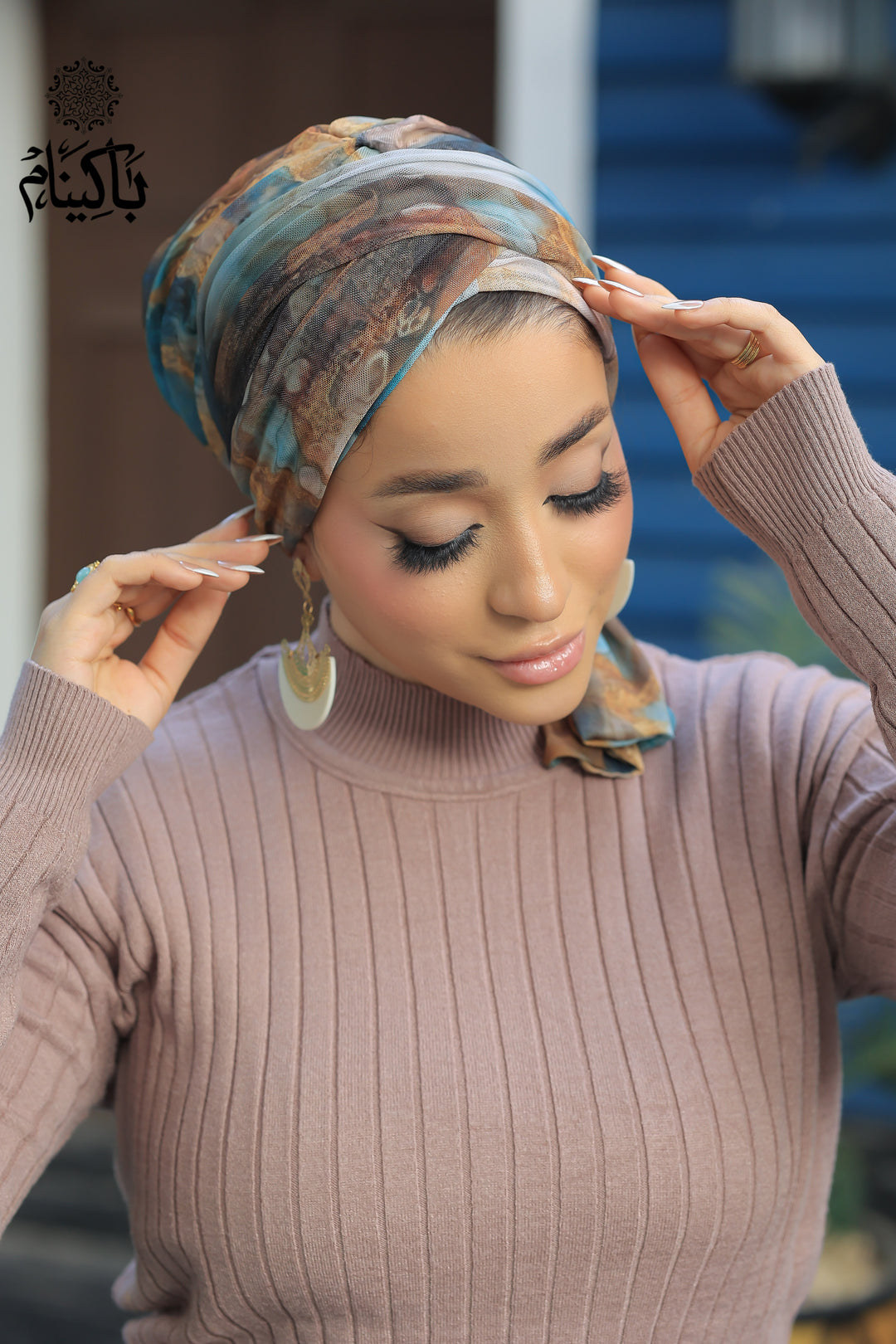 Kayla Tulle Turban