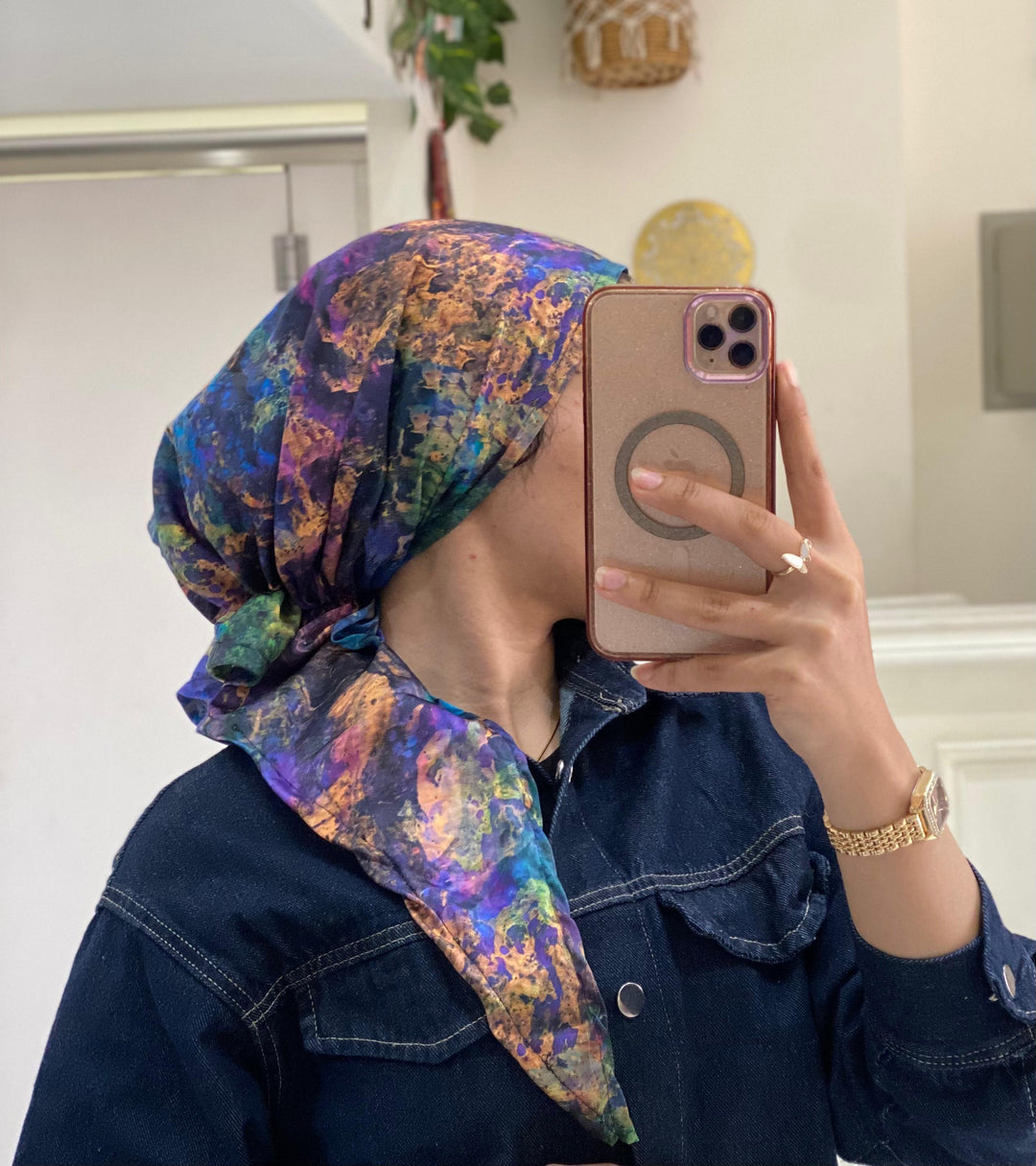 Silk Colorful Scarfina