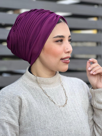 Swimming Selfdrapped Turban