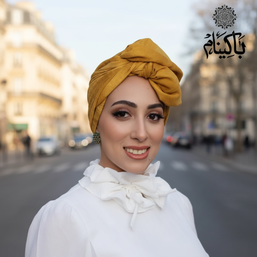 Wire Tie-dye Mustard