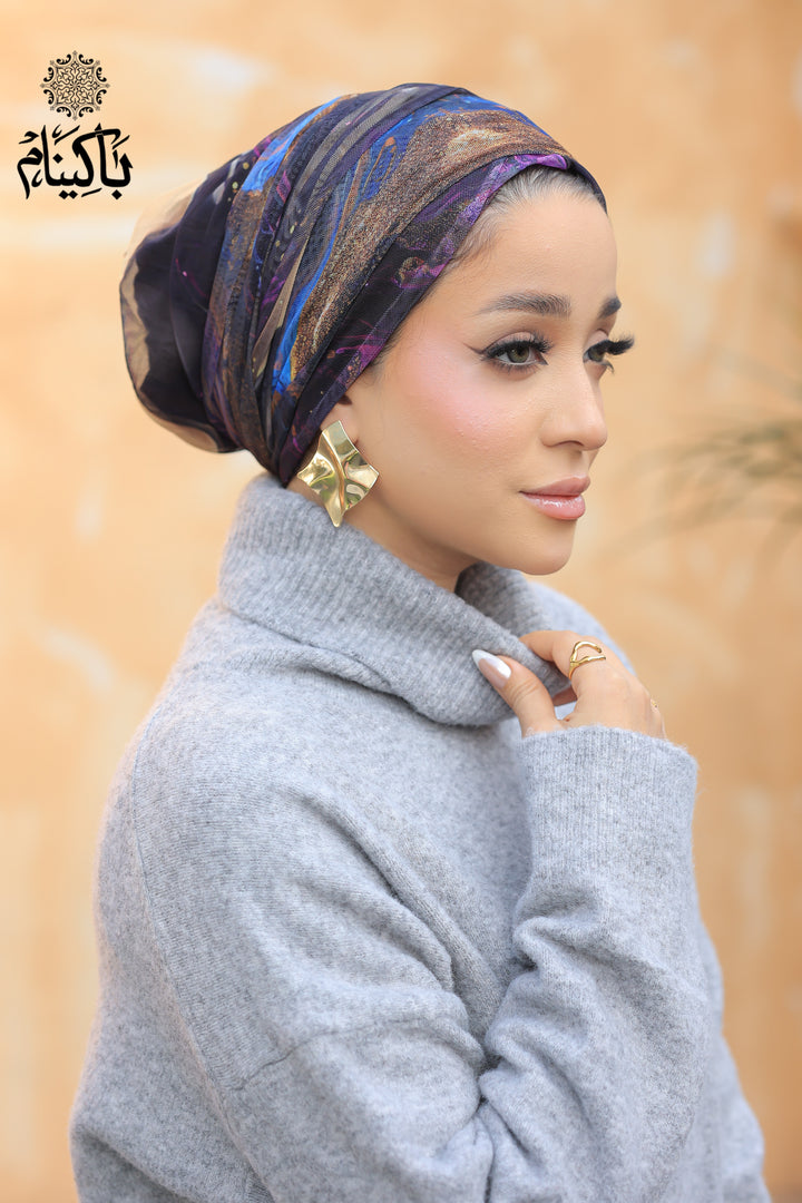 Galaxy Tulle Turban