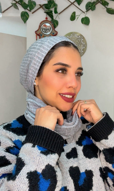 Soft Wool Two-piece Turbans