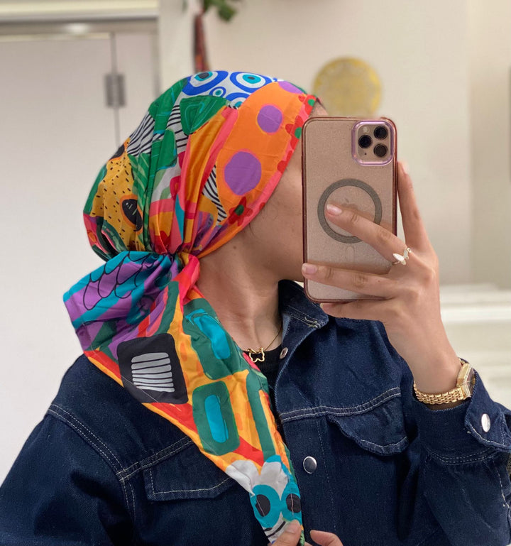Silk Colorful Scarfina