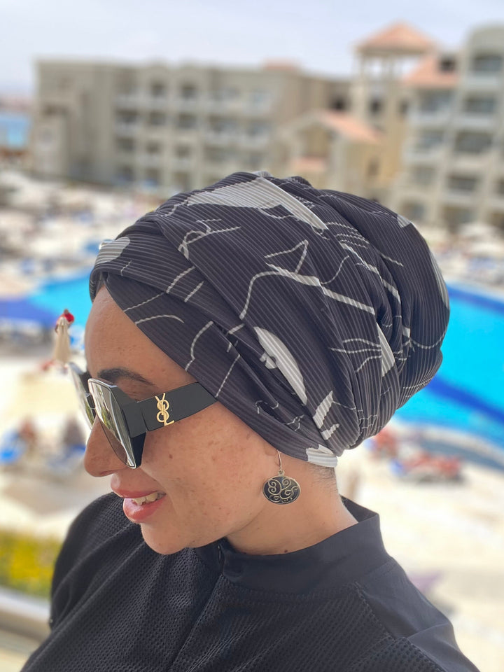 Pleated Cotton Turban