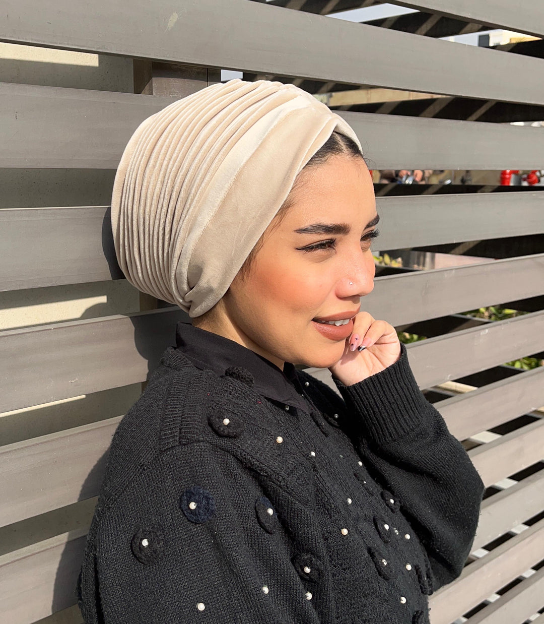 Plain Velvet Turbans