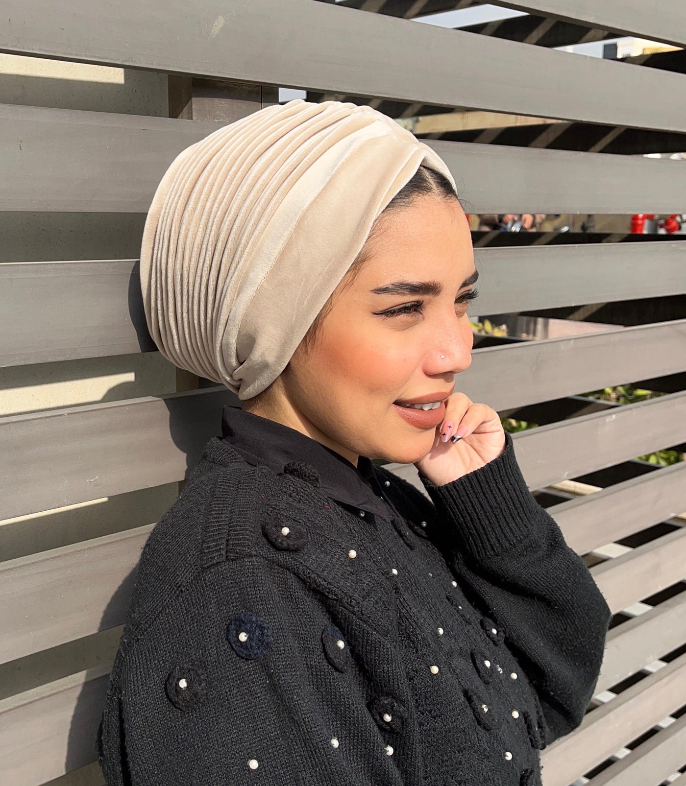 Plain Velvet Turbans
