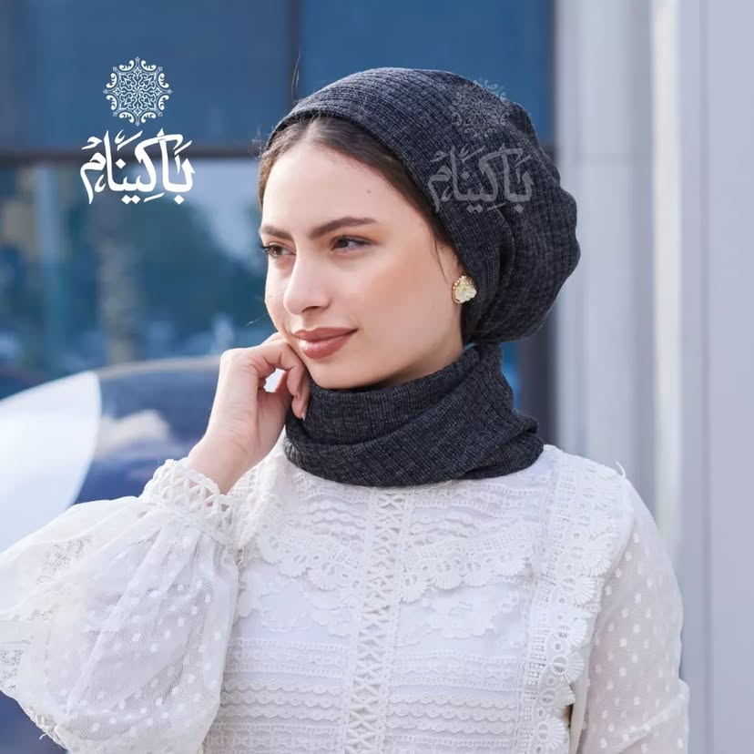 Soft Wool Two-piece Turbans