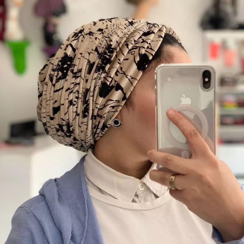 Velvet Selfdrapped Turban