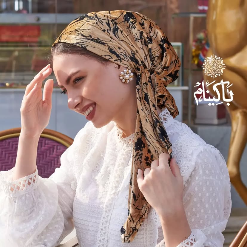 Caramel Velvet Scarfina Turban