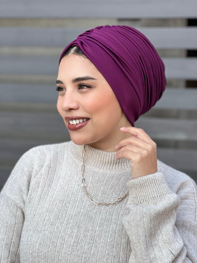 Swimming Selfdrapped Turban