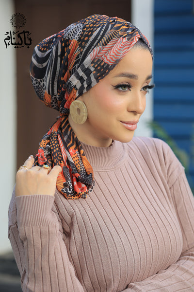 Artistic Tulle Turban