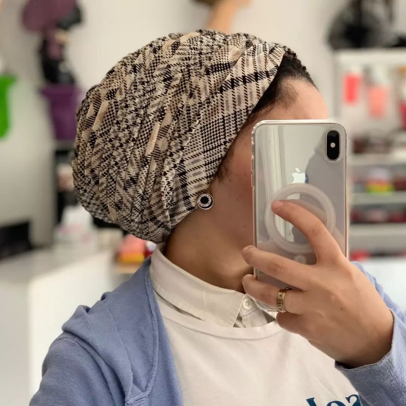 Velvet Selfdrapped Turban