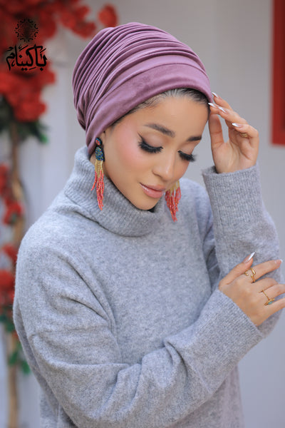 Plain Velvet Turbans