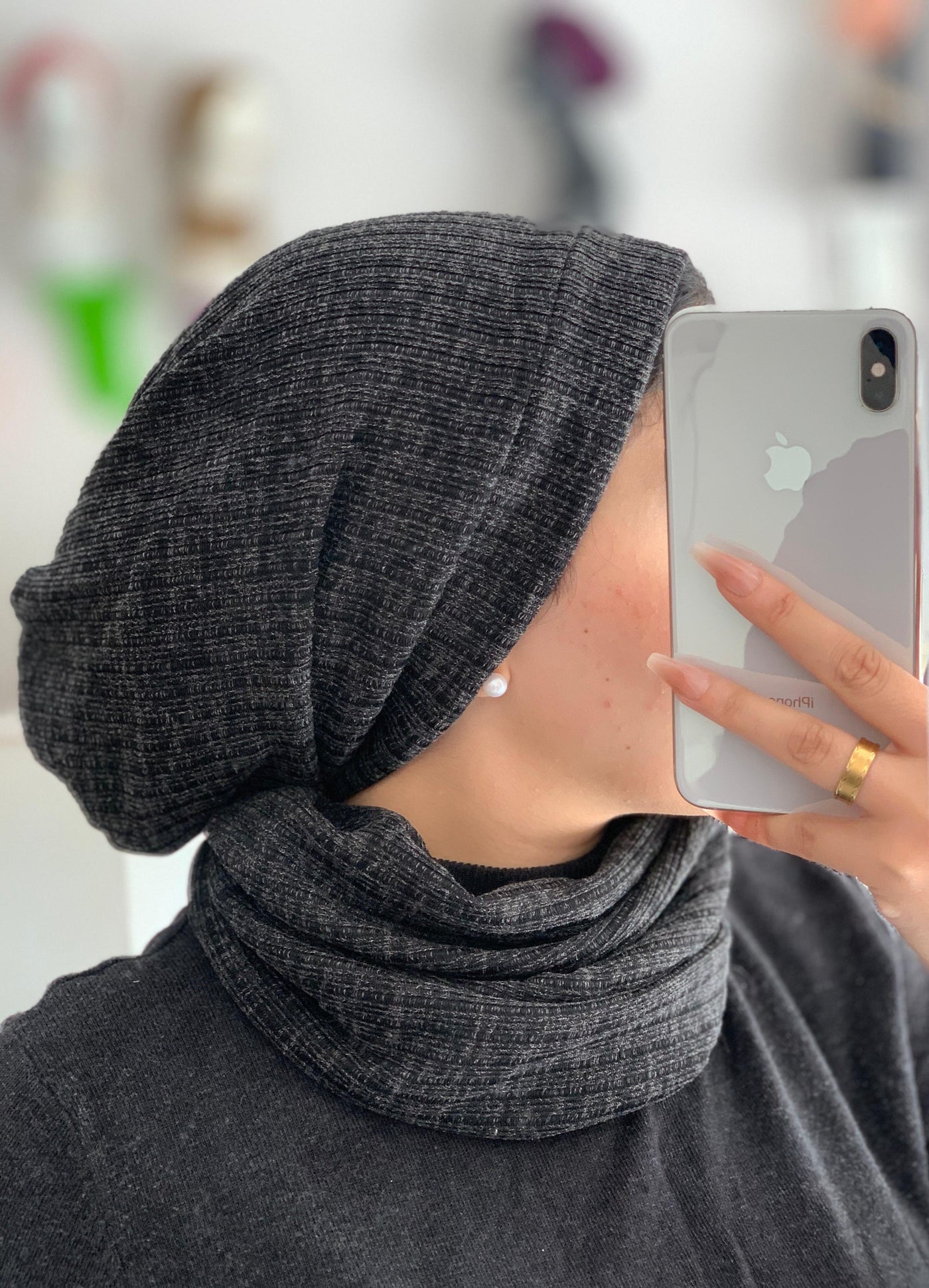 Soft Wool Two-piece Turbans