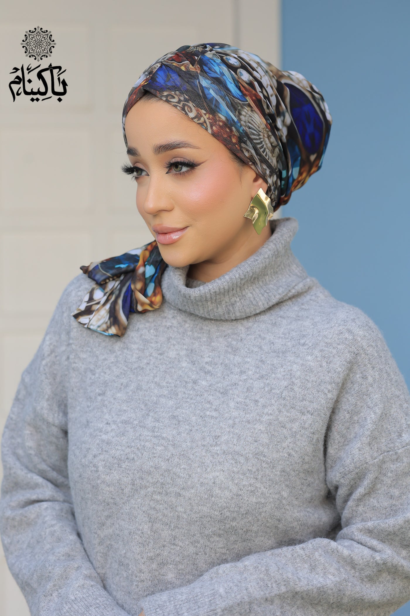 Jewels Tulle Turban