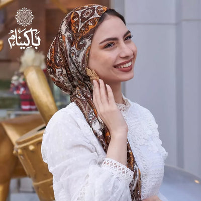 Brown lovers Velvet Scarfina Turban