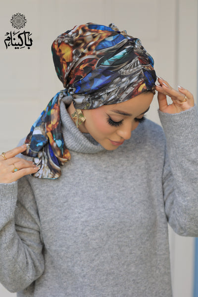 Jewels Tulle Turban