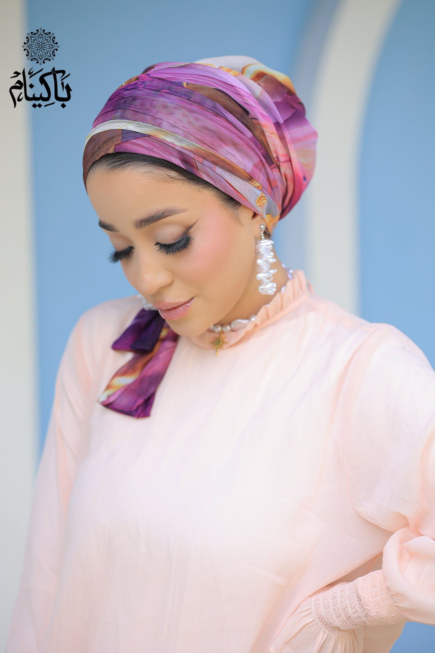 Magneta Tulle Turban