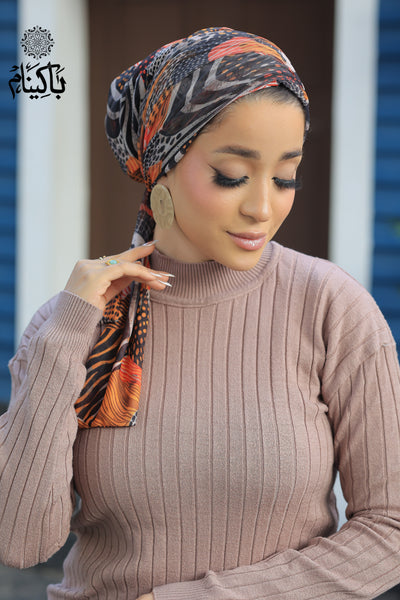 Artistic Tulle Turban