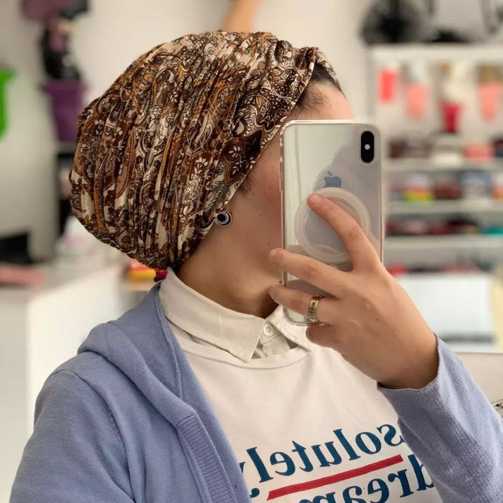 Selfdrapped Velvet Turban