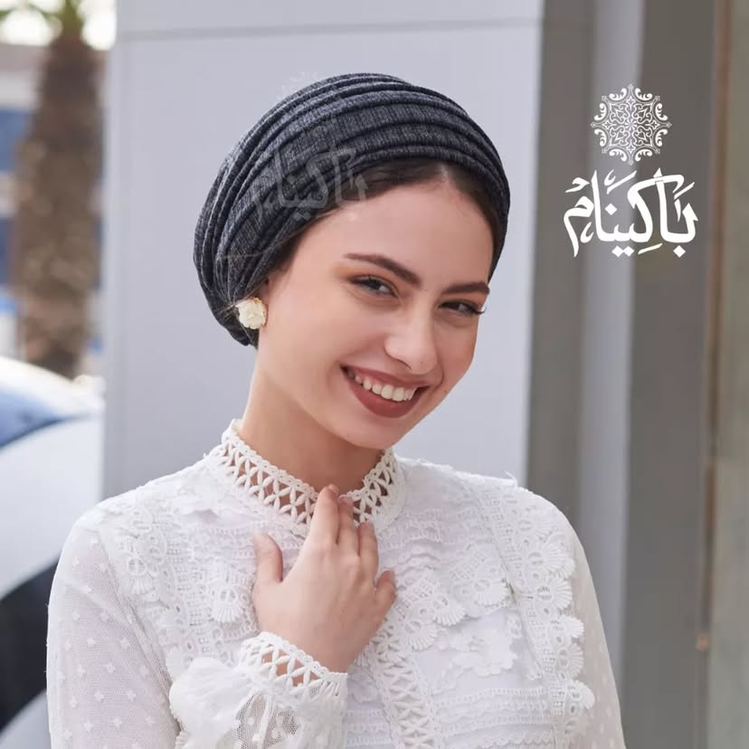 Soft Wool Two-piece Turbans
