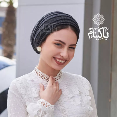 Soft Wool Two-piece Turbans