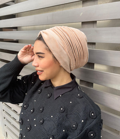 Plain Velvet Turbans
