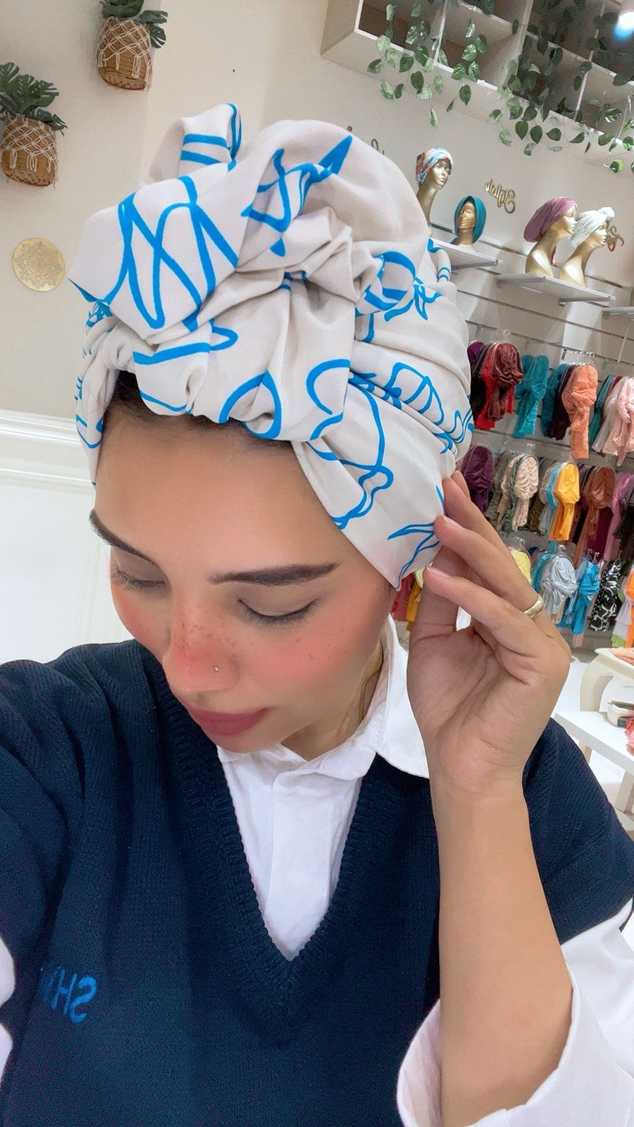 Cotton printed Wire Turban