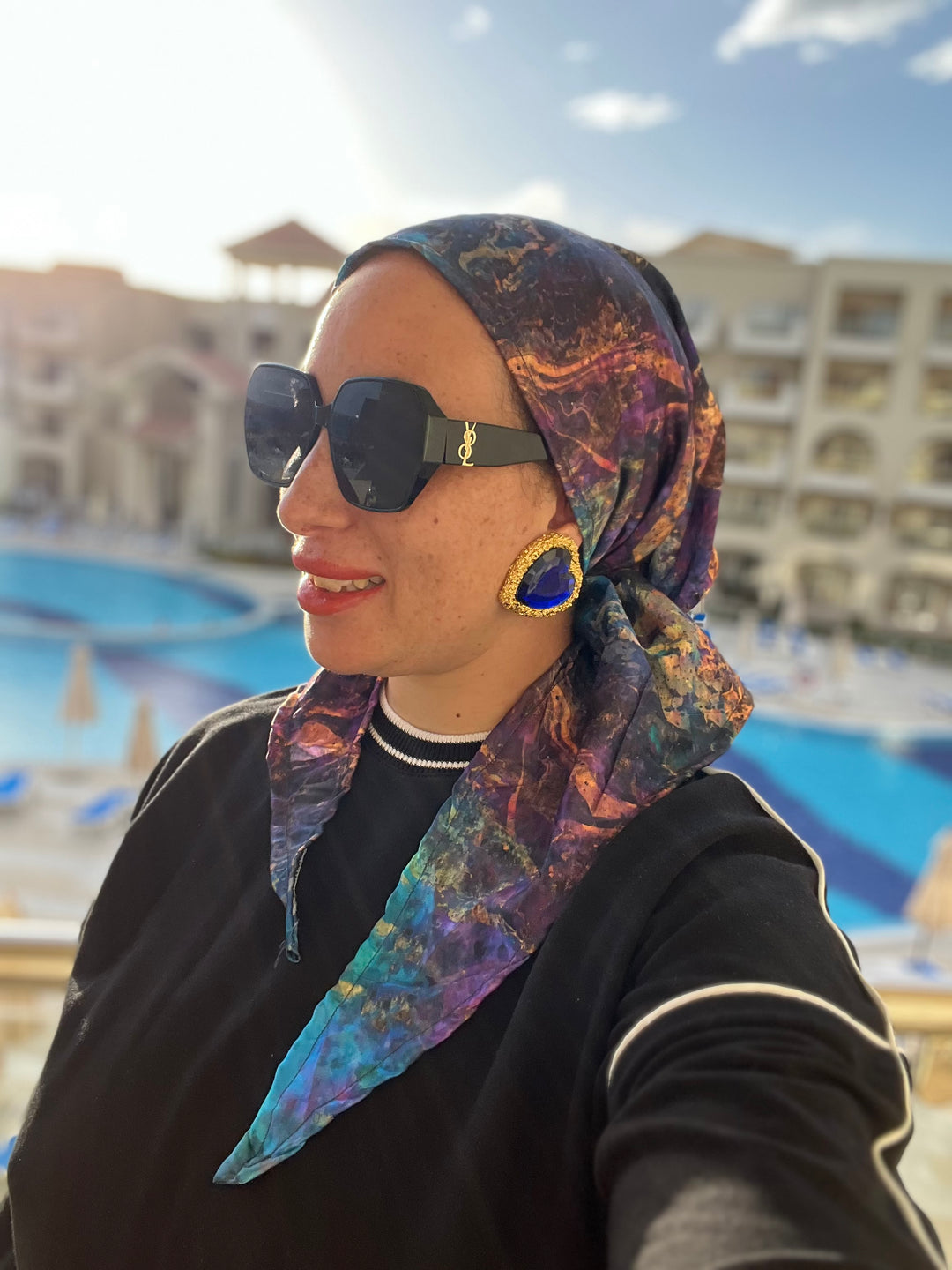 Silk Colorful Scarfina