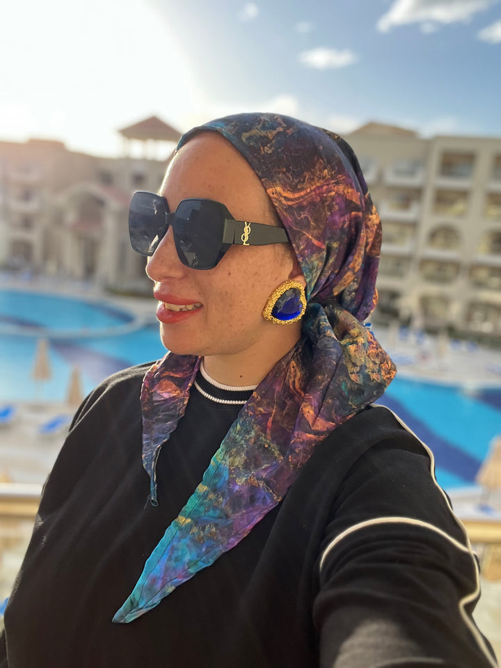 Silk Colorful Scarfina