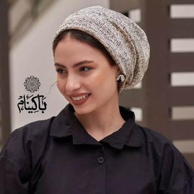 Creme velvet Turban