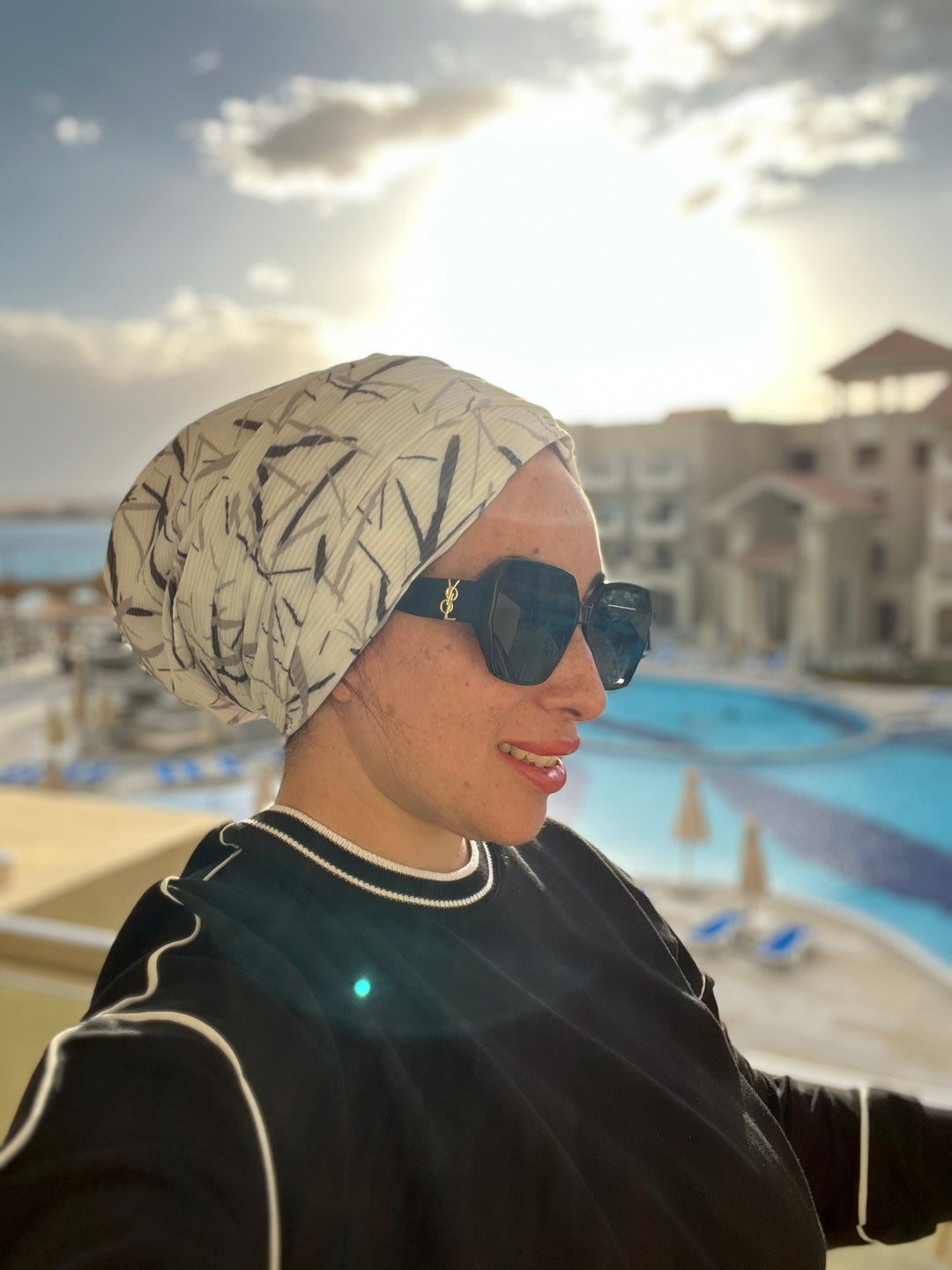 Pleated Cotton Dash Turban