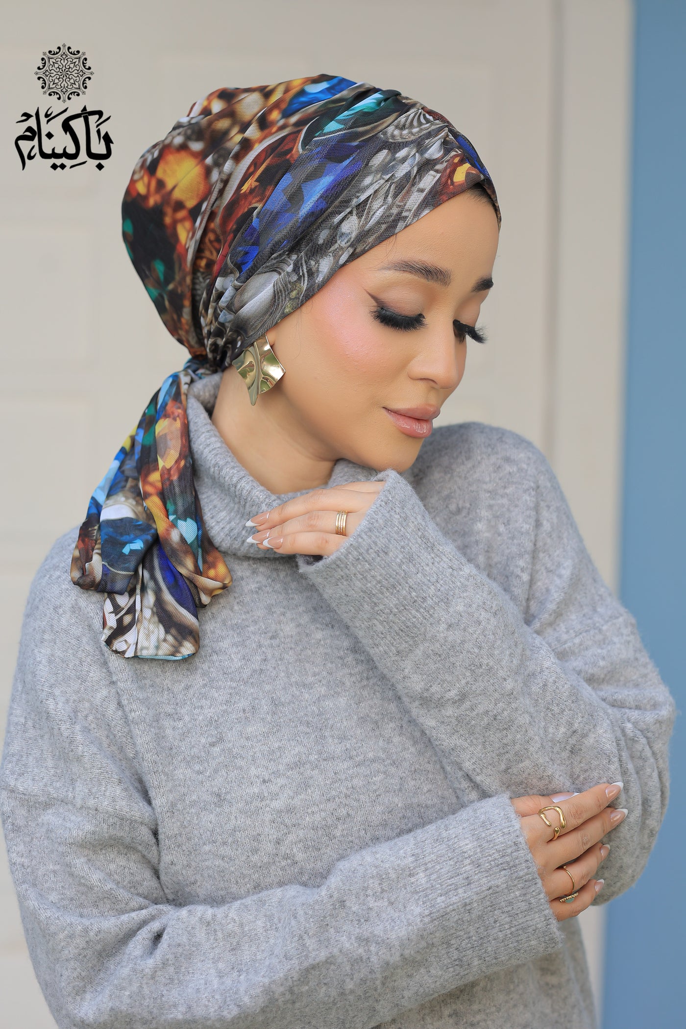 Jewels Tulle Turban