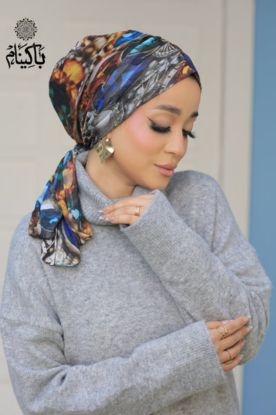 Jewels Tulle Turban