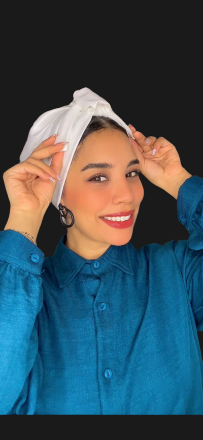 Off white Knot Turban