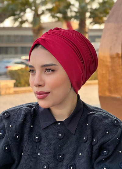 Swimming Selfdrapped Turban