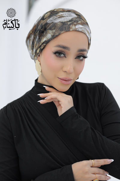 Floral Tulle Turban