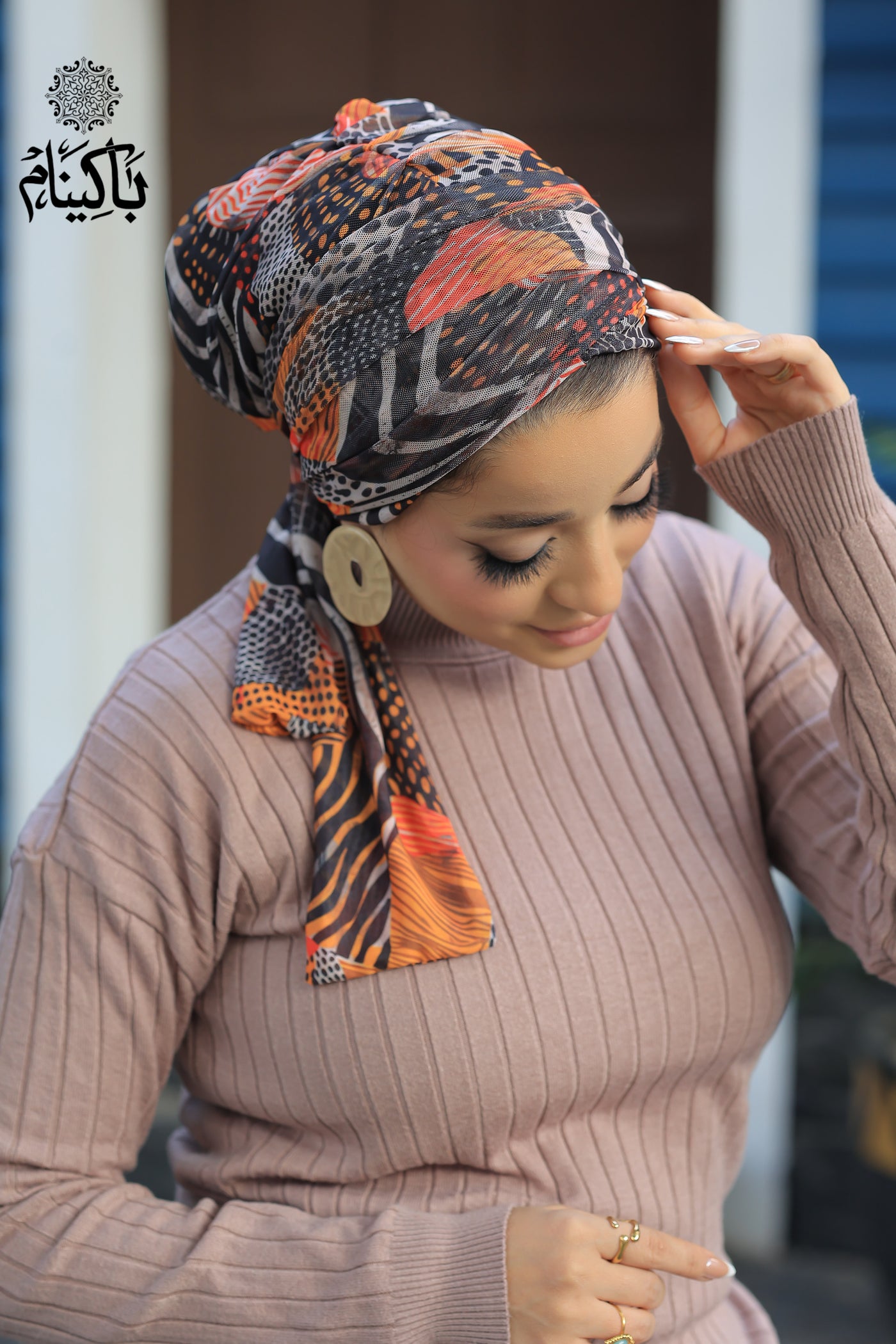 Artistic Tulle Turban