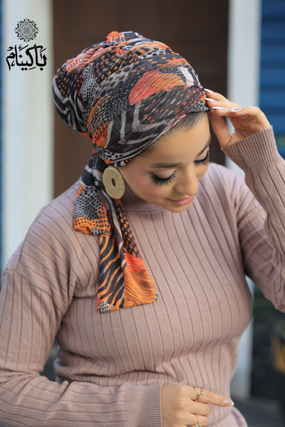Artistic Tulle Turban