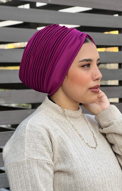 Swimming Selfdrapped Turban