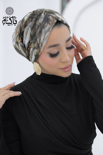 Floral Tulle Turban