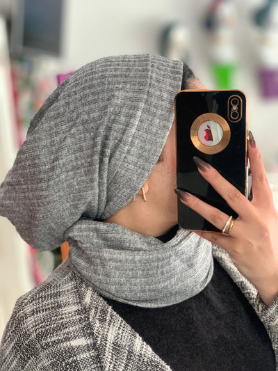 Soft Wool Two-piece Turbans