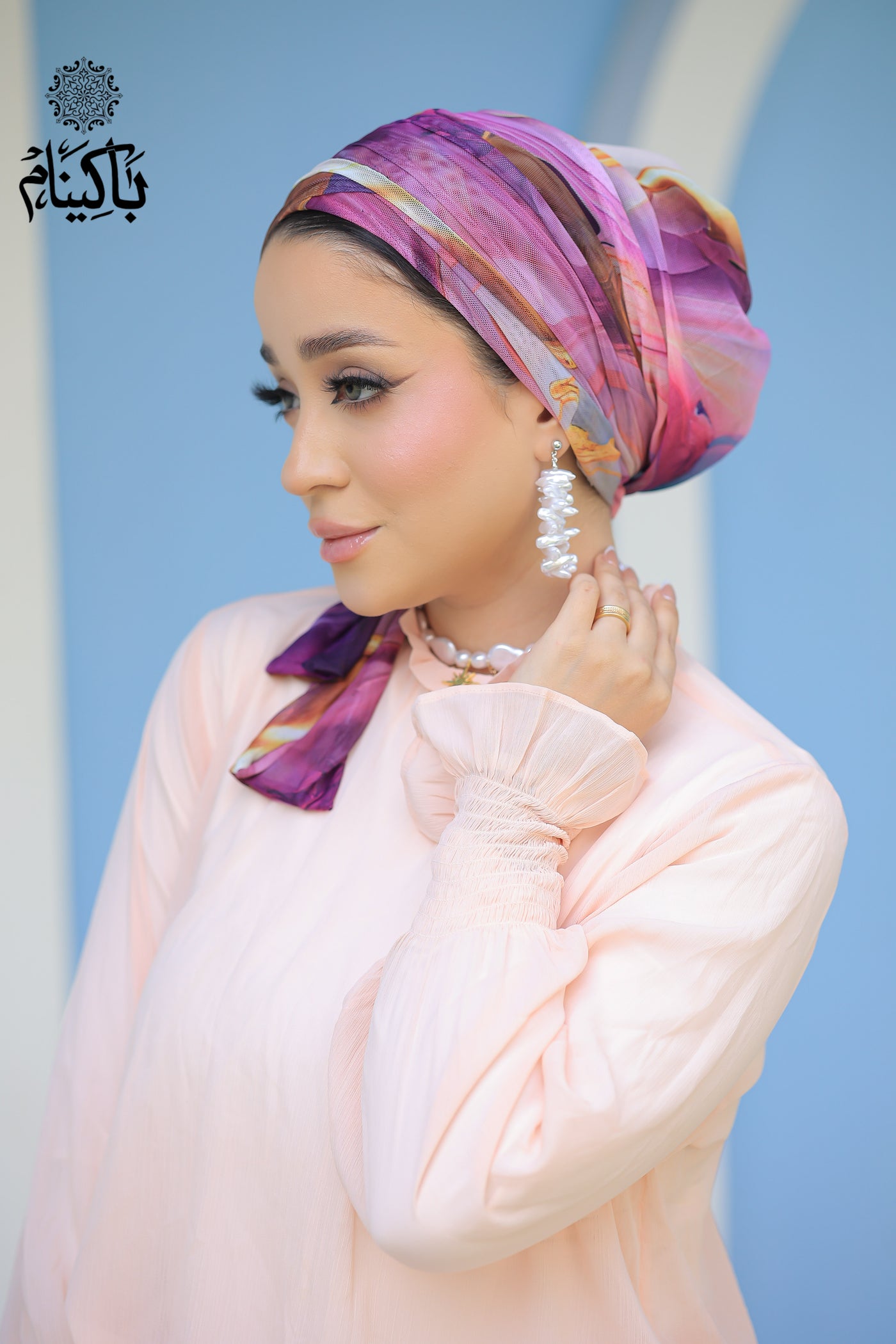 Magneta Tulle Turban