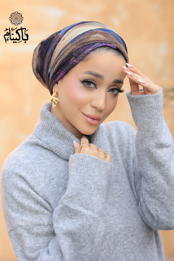 Galaxy Tulle Turban