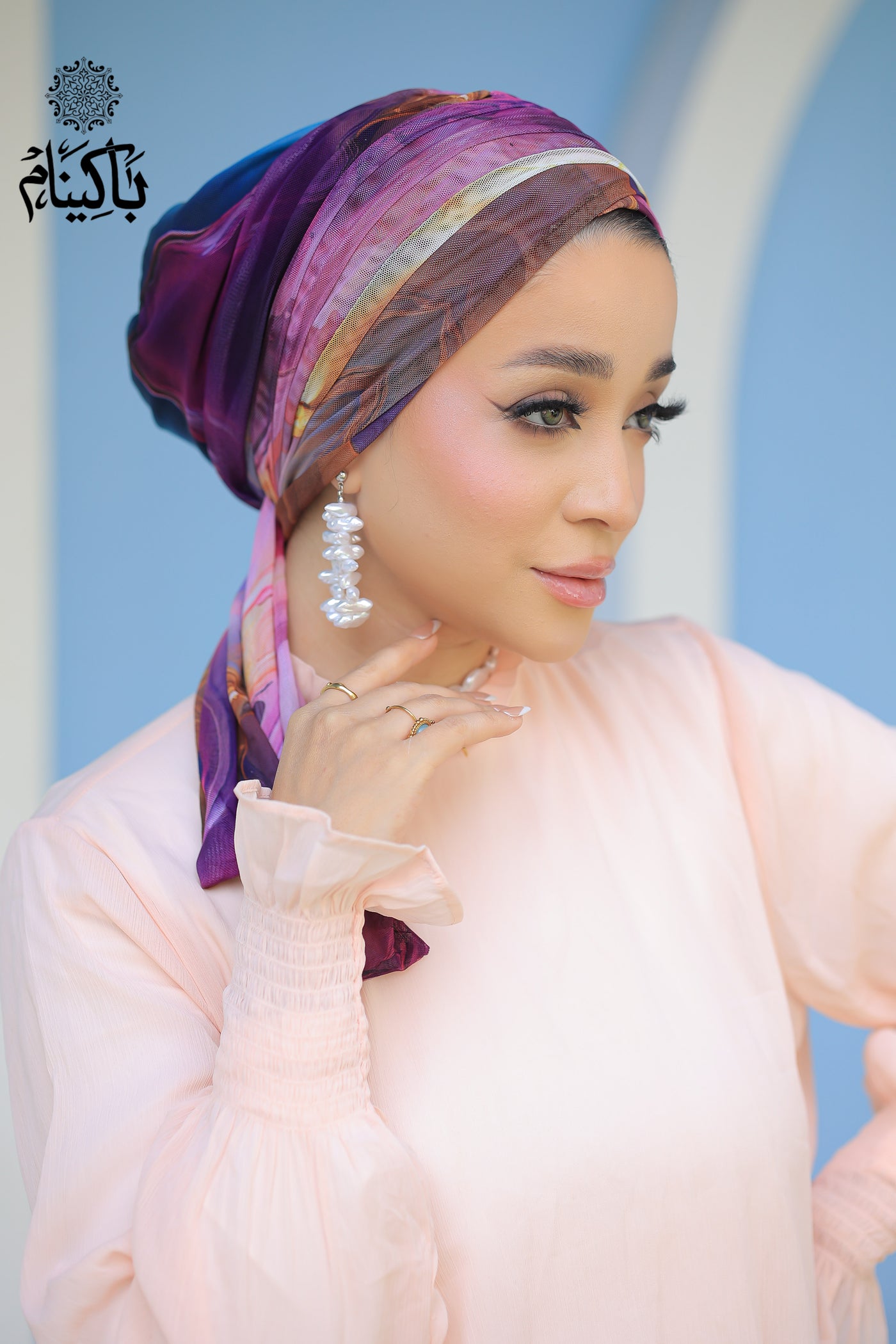 Magneta Tulle Turban