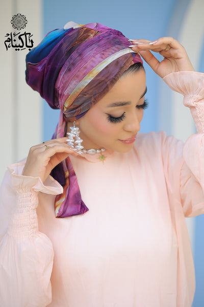 Magneta Tulle Turban