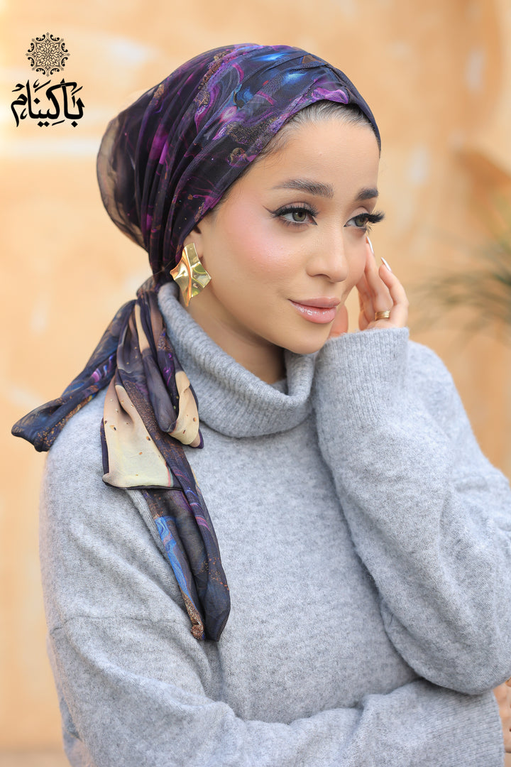 Galaxy Tulle Turban