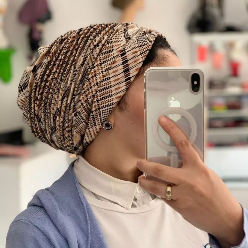 Selfdrapped Velvet Turban