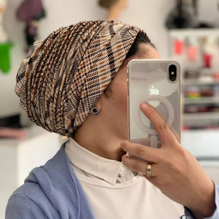 Selfdrapped Velvet Turban